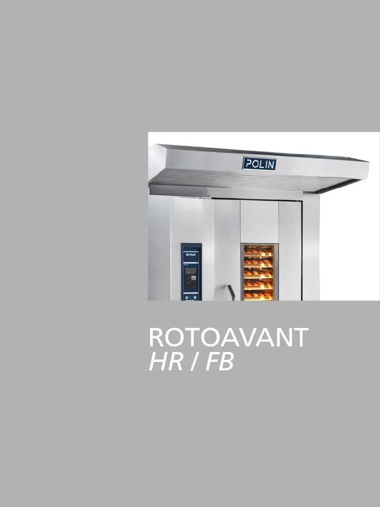 POLIN Roto Avant FB Double Rack Brochure PDF Door Baking