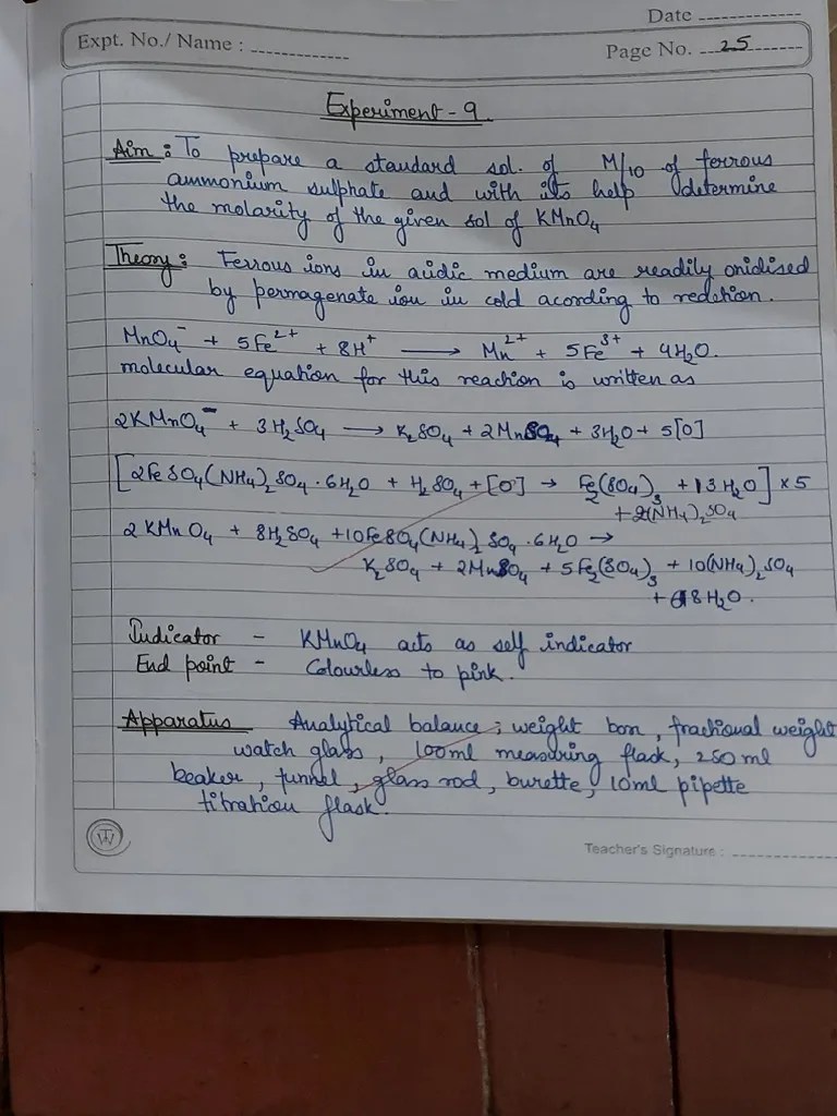 Titration Class 12th Chemistry PDF