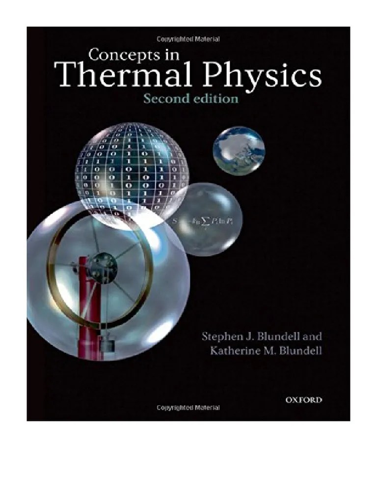 Concepts in Thermal Physics Stephen J. Blundell PDF