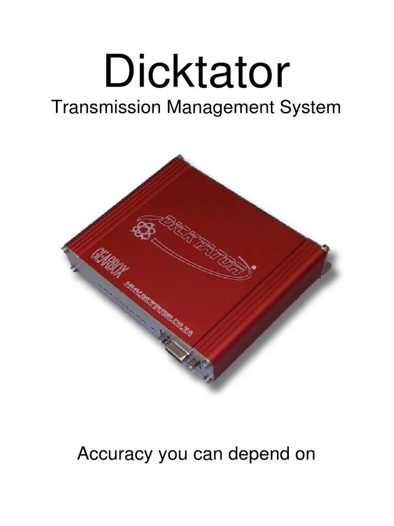 Dicktator Transmission Controller Rev3.0 | PDF | Transmission