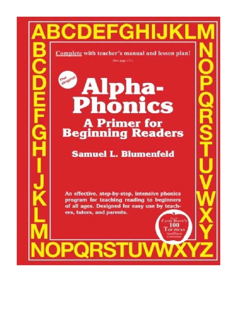 AlphaPhonics A Primer For Beginning Readers Samuel L Blumenfeld