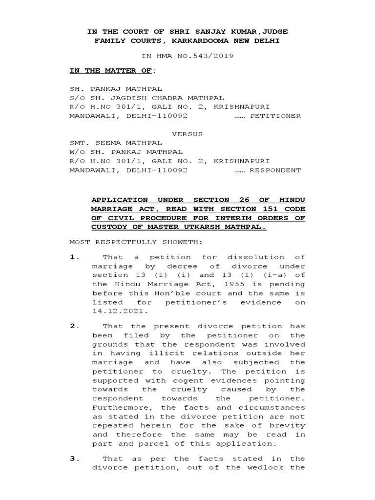 Guardianship Under S.26 HMA PDF Affidavit Legal Guardian