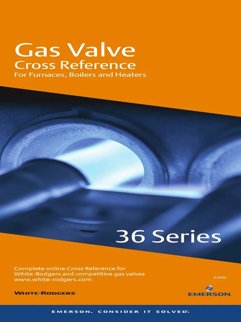 R 4360c 36 Series Gas Valve Cross Reference en 5239824 PDF