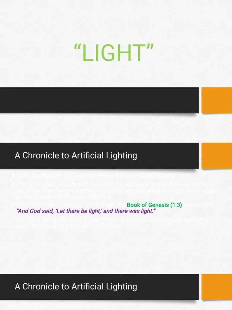 Artificial Lighting PDF Color Eye