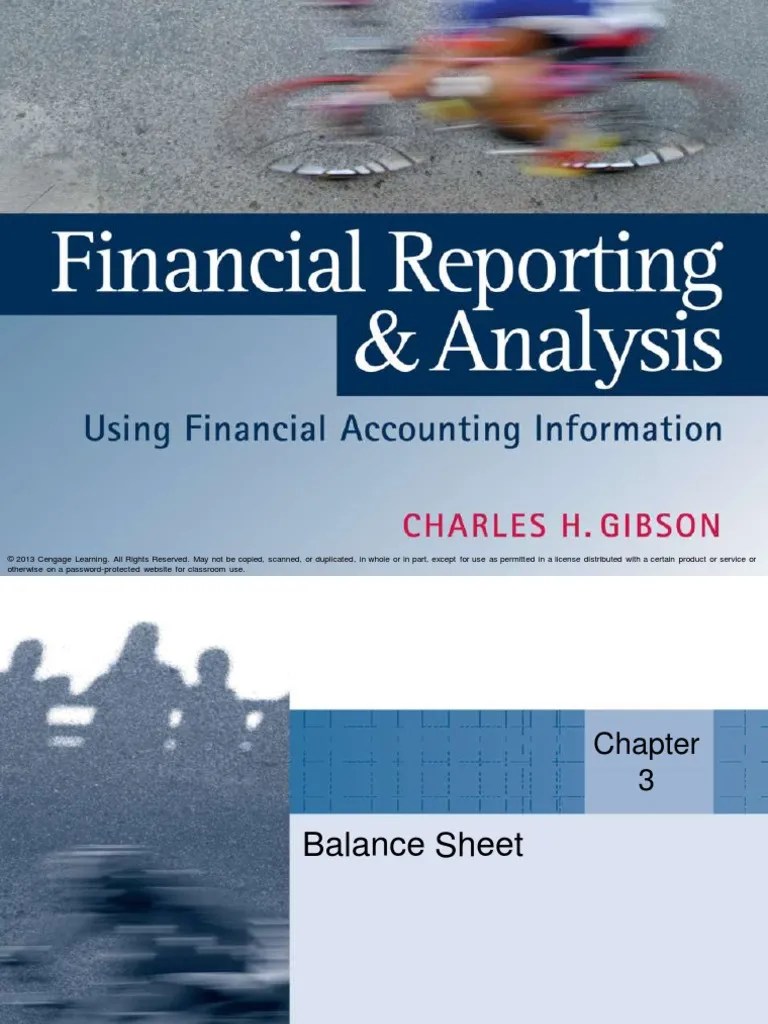 FSA Ch03 Balance Sheet PDF Depreciation Equity (Finance)