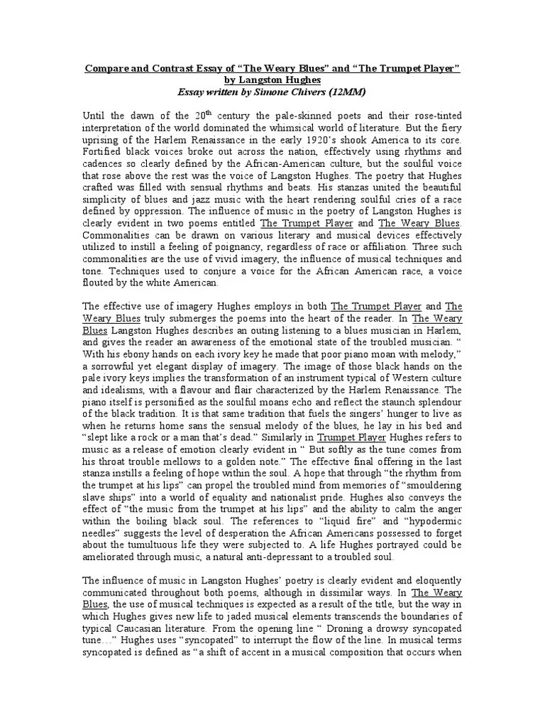 Langston Hughes Essay