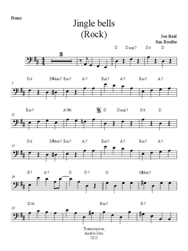 Jingle Bells Rock Piano PDF