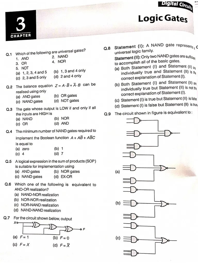 Chapter 3 Logic Gates PDF