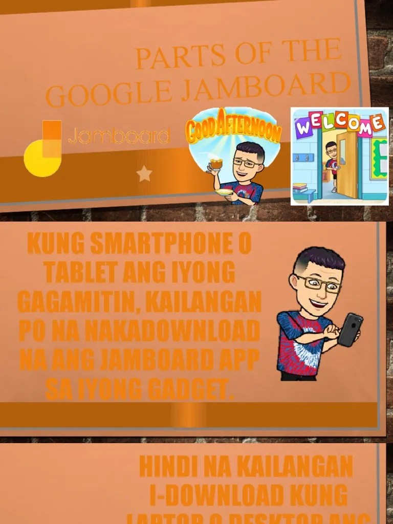 Parts of The Google Jamboard PDF