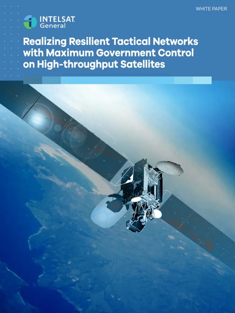 Intelsatgeneral High Throughput Satellites Whitepaper PDF Communications Satellite