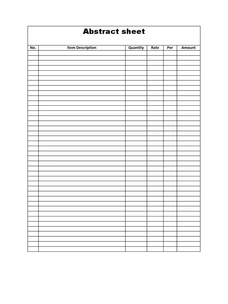 Abstract Sheet Download PDF