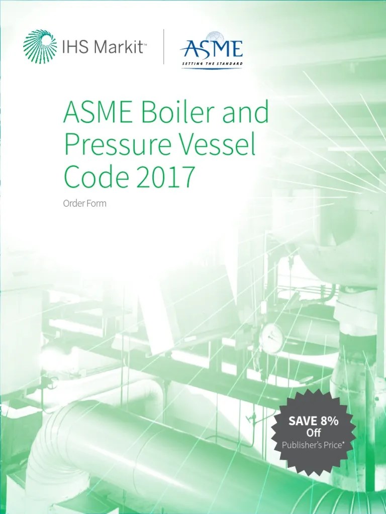Asme Boiler and Pressure Vessel Code 2017 PDF Pipe (Fluid