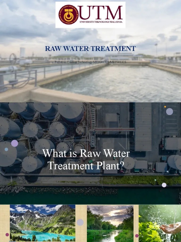 What Is Raw Water Treatment Plant PDF