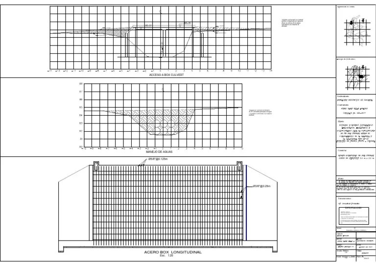 BOX CULVERT DOBLE 3.5x3.5Plano 4 PDF Ingeniero civil Ingeniería de Edificación