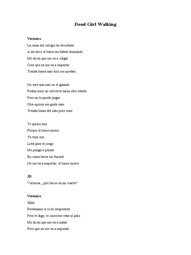 Dead Girl Walking PDF