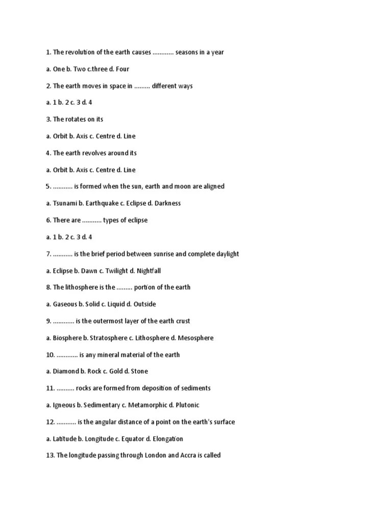 Geography Ss1 PDF Rock (Geology) Earth