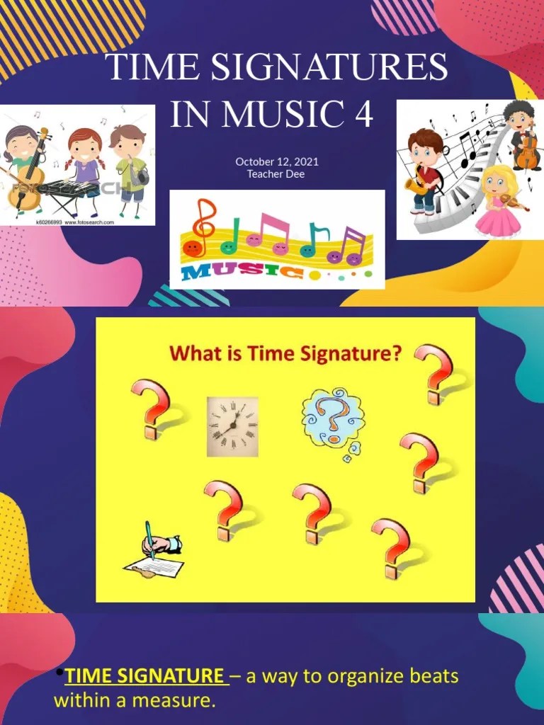 Music 4 Time Signatures PDF