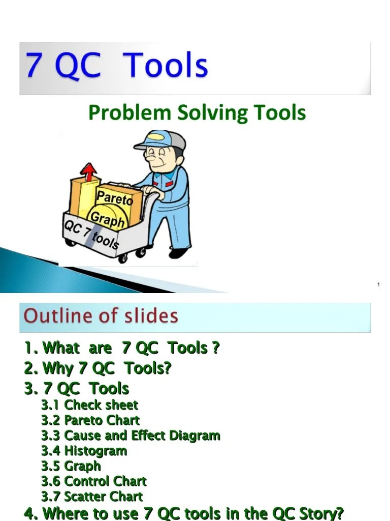 7 QC Tools PDF Scatter Plot Histogram