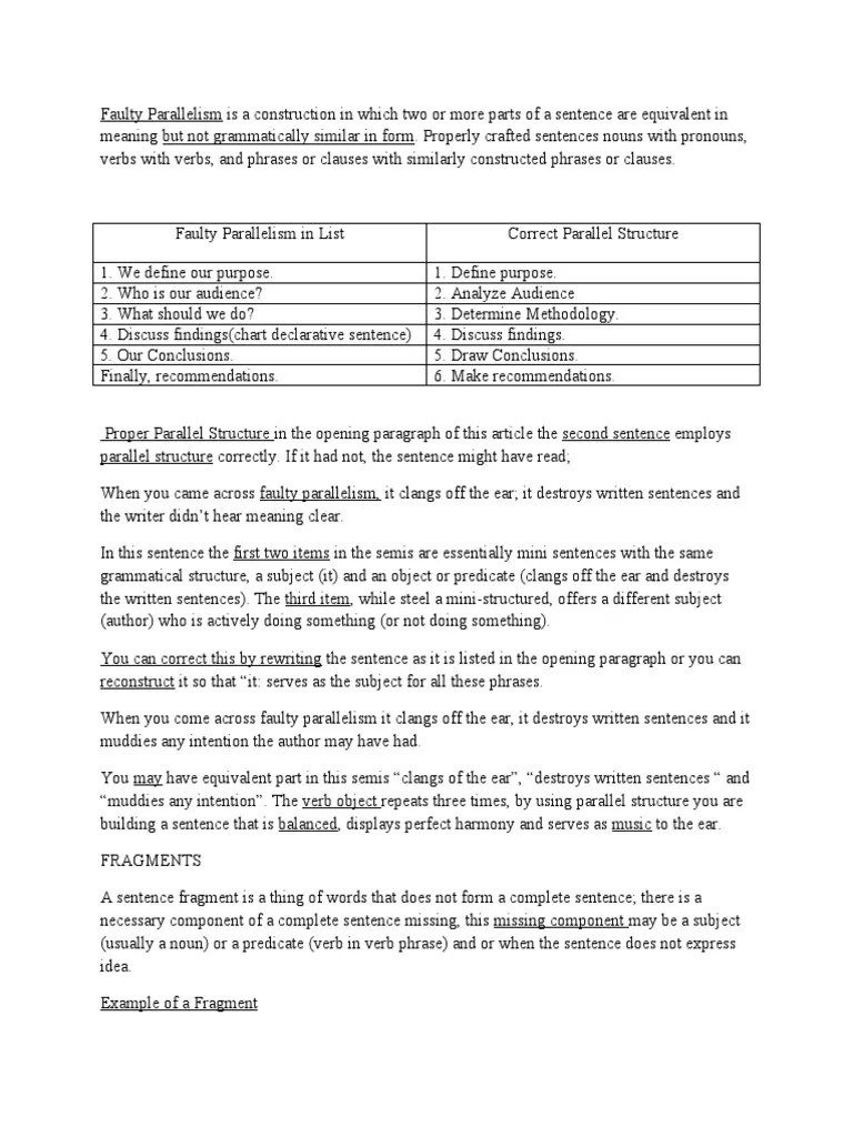 Portfolio PDF Sentence (Linguistics) Subject (Grammar)