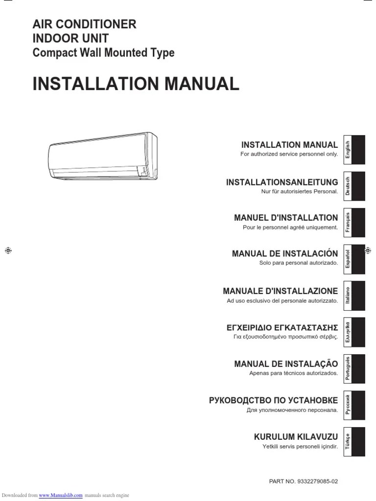 Installation Manual Carrier | PDF | Pipe (Fluid Conveyance) | Insulator