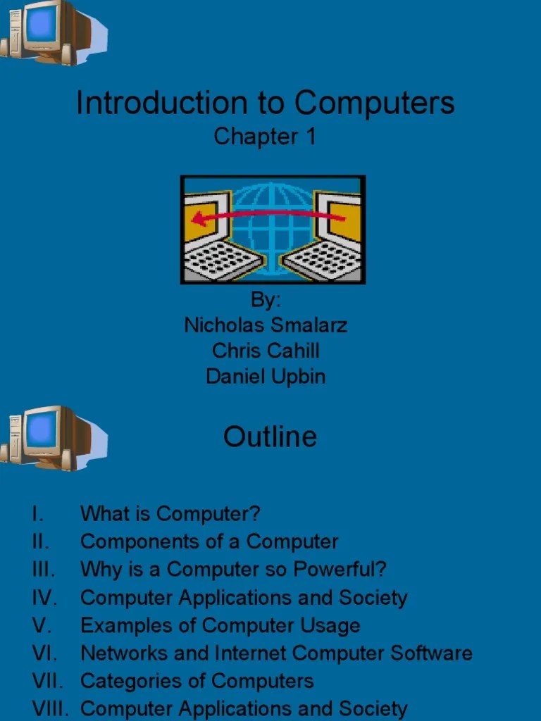 Chapter 1 PDF Personal Computers Software