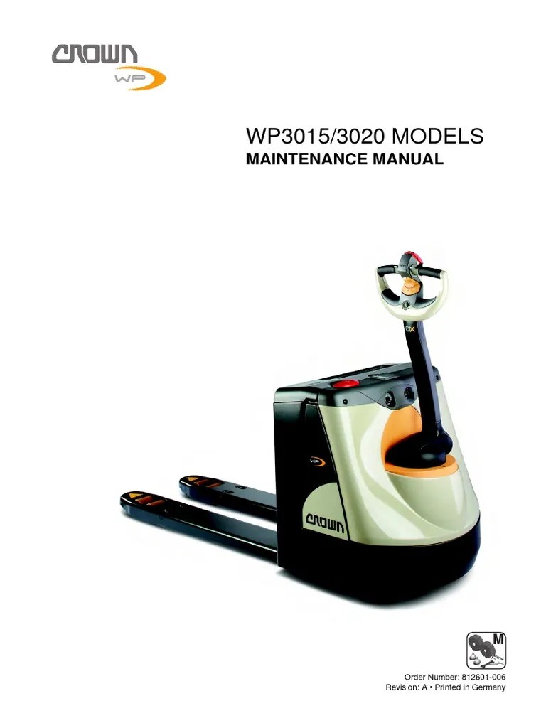 WP3000 Service Manual | Download Free PDF | Land Vehicles | Vehicle
