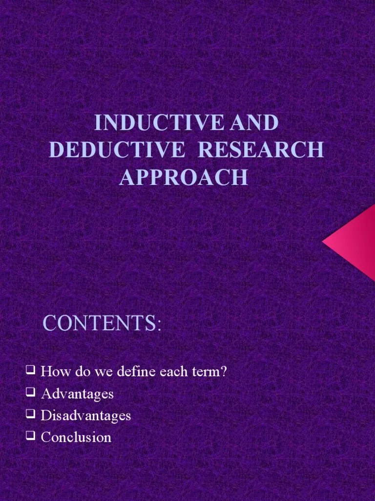 Inductive and Deductive Research Approach PDF Inductive Reasoning