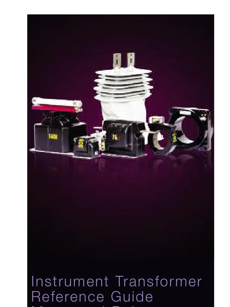 ABB Instrument Transformer Reference Guide, Meter and Relay