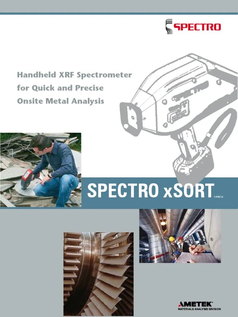 Spectro Xsort en PDF Personal Digital Assistant Bluetooth