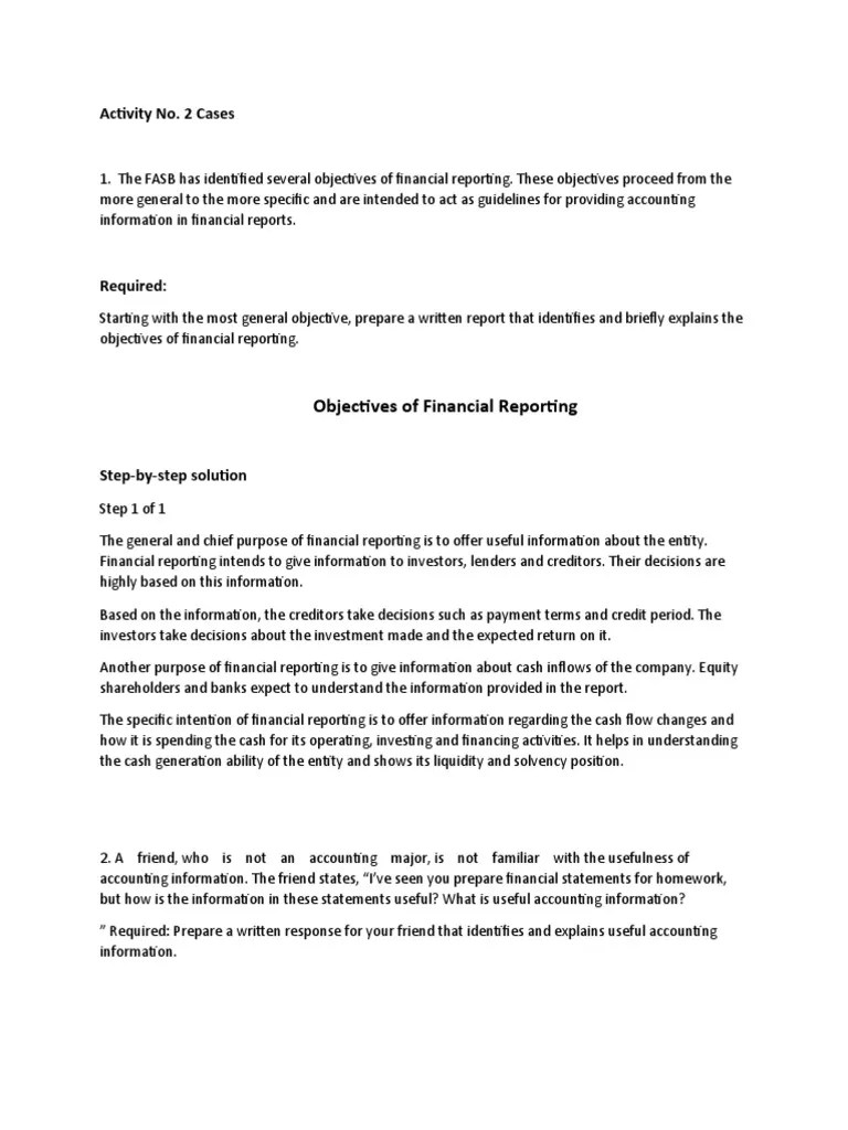 Objectives and Qualities of Useful Accounting Information PDF