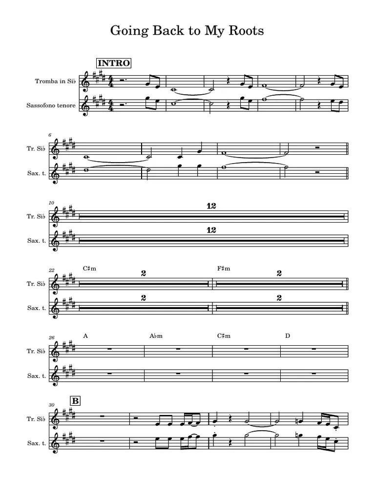 Going Back To My Roots PDF