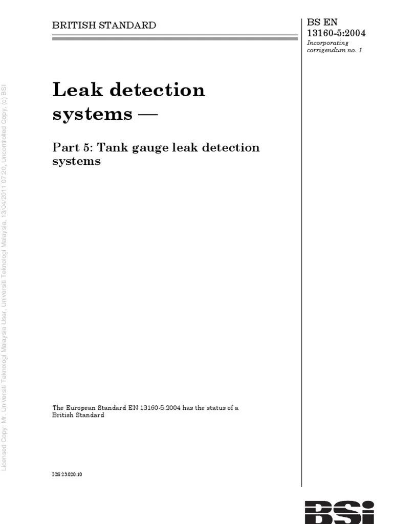 Leak Detection Leak Technology