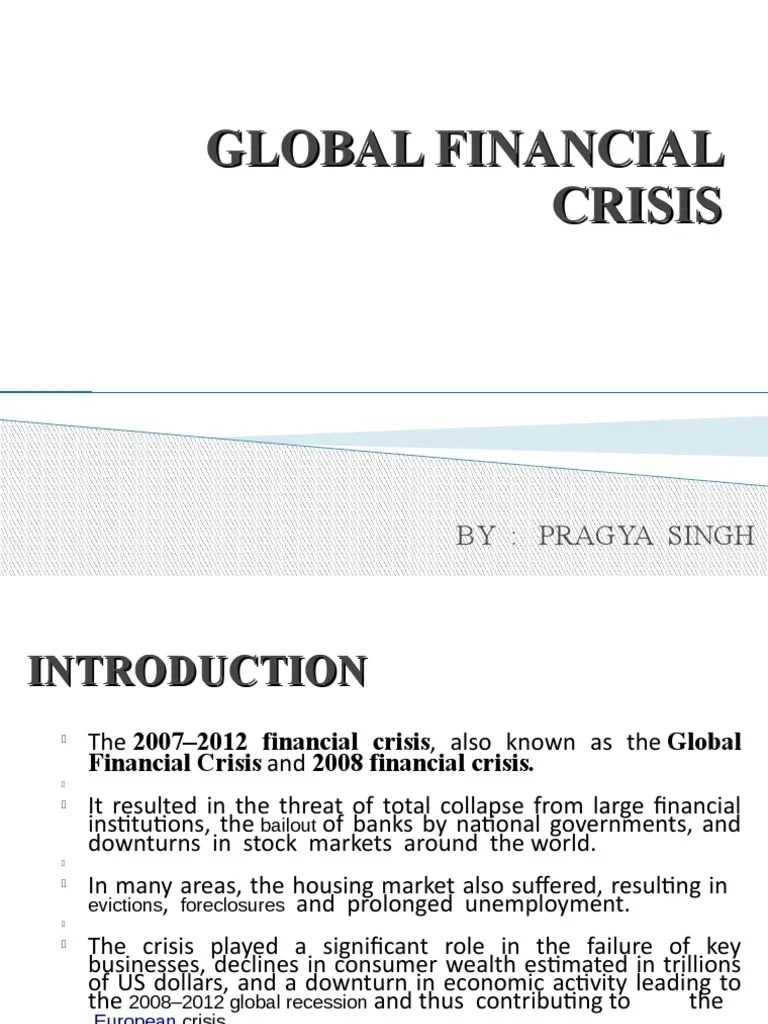 The Bursting Bubble An Analysis of the Causes and Impacts of the 2007