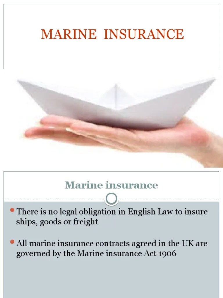 Marine Insurance
