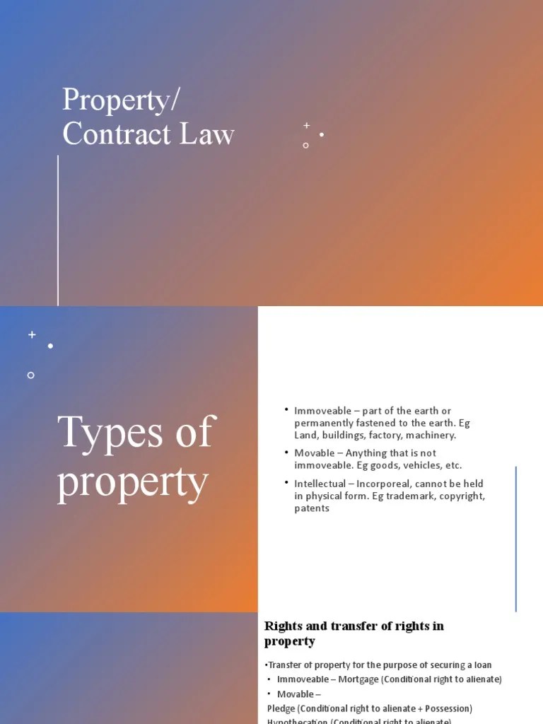 Contracts and Property Law Edited PDF Guarantee Law And Economics