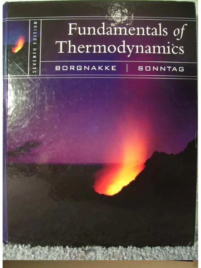 Fundamentals Of Engineering Thermodynamics 7th Edition.