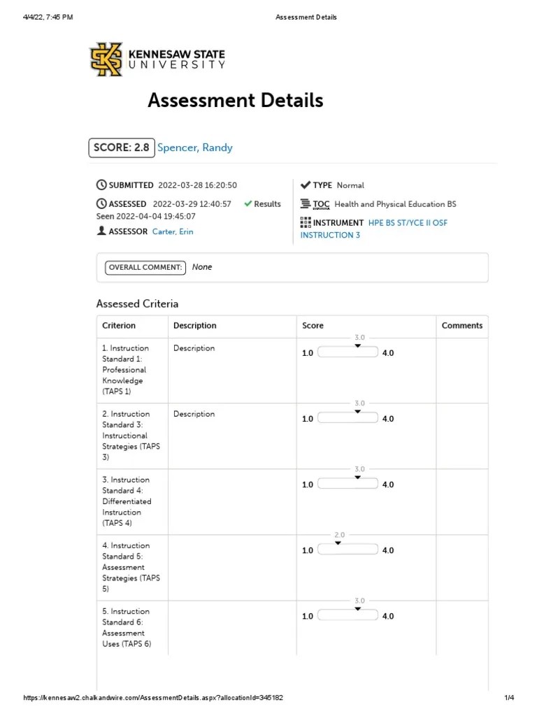 Chalk and Wire Update 3 PDF Educational Assessment Learning