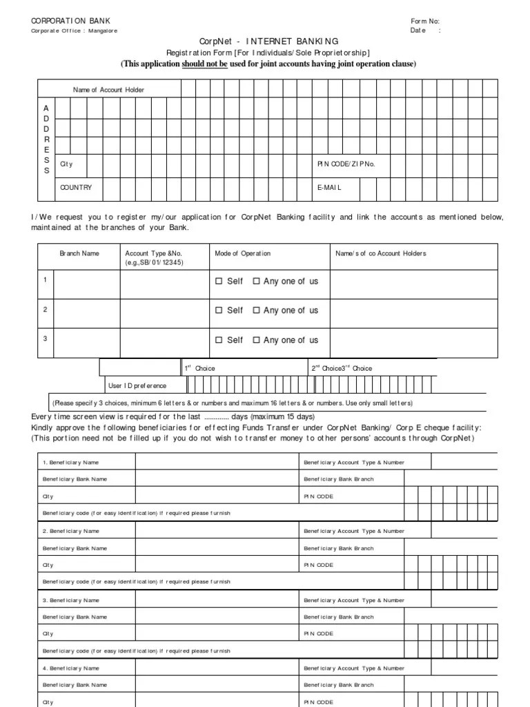 Retail Application Personal Identification Number Identity Document
