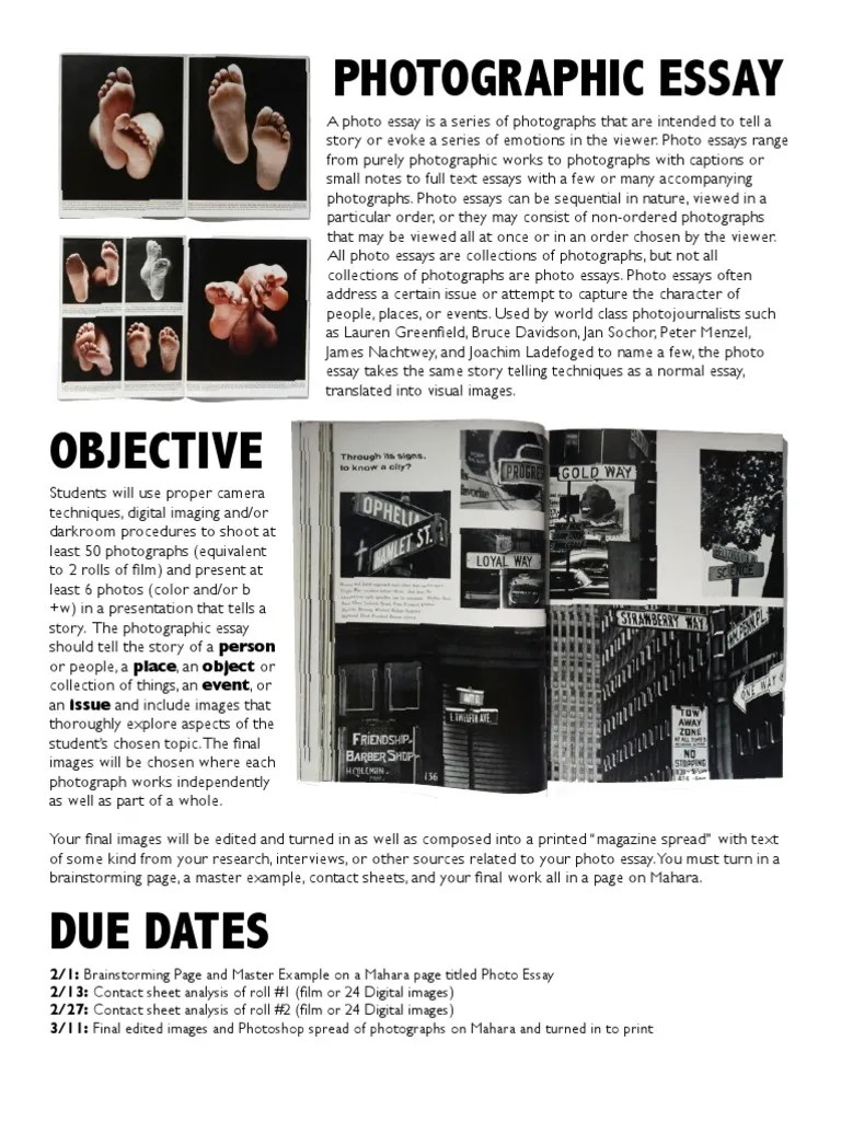 Photographic Essay Essays Photograph Free 30day Trial Scribd