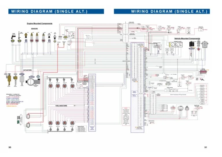 Wiring Diagram - 2003 Powerstroke 6L - Single Alt - Full | PDF