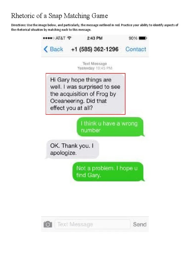 Rhetoric of A Snap Matching Game PDF