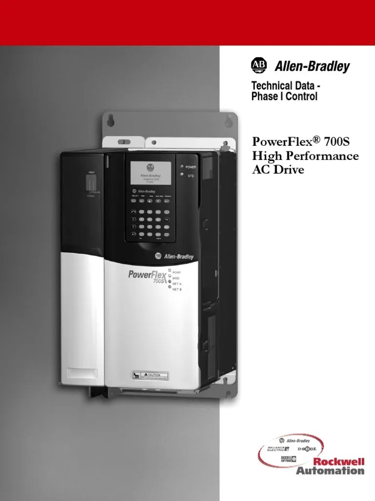 Powerflex 700S High Performance Ac Drive: Technical Data - Phase I