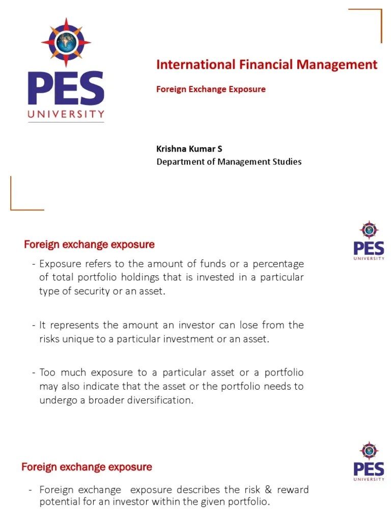 Understanding the Different Types of Foreign Exchange Exposure