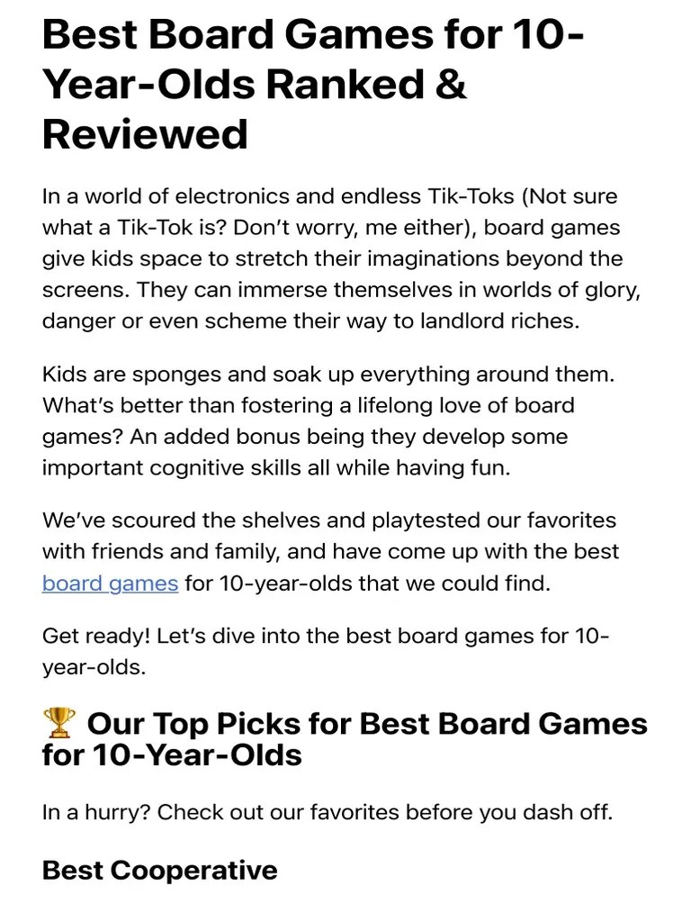 Best Board Games For 10YearOlds Ranked & Reviewed For 2021 PDF Gaming