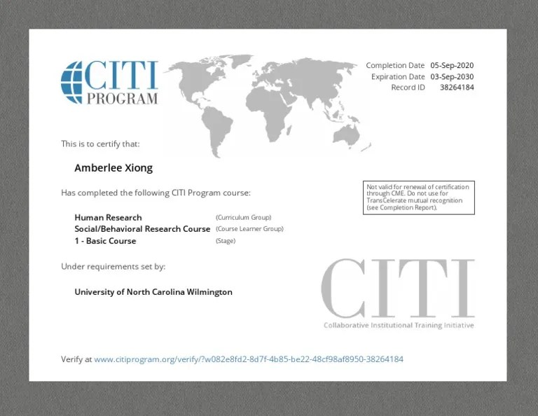 Irb Certification PDF