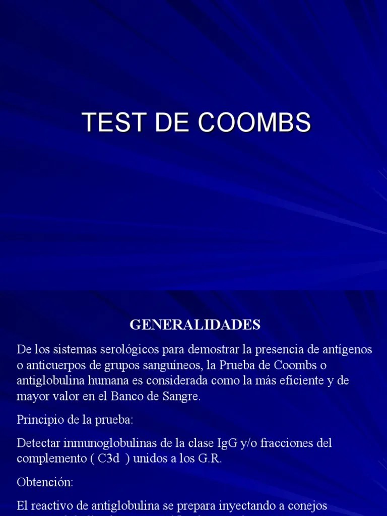 Test de Coombs