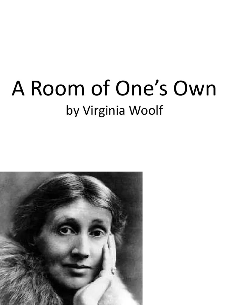 A Room of One's Own PDF A Room Of One's Own Virginia Woolf