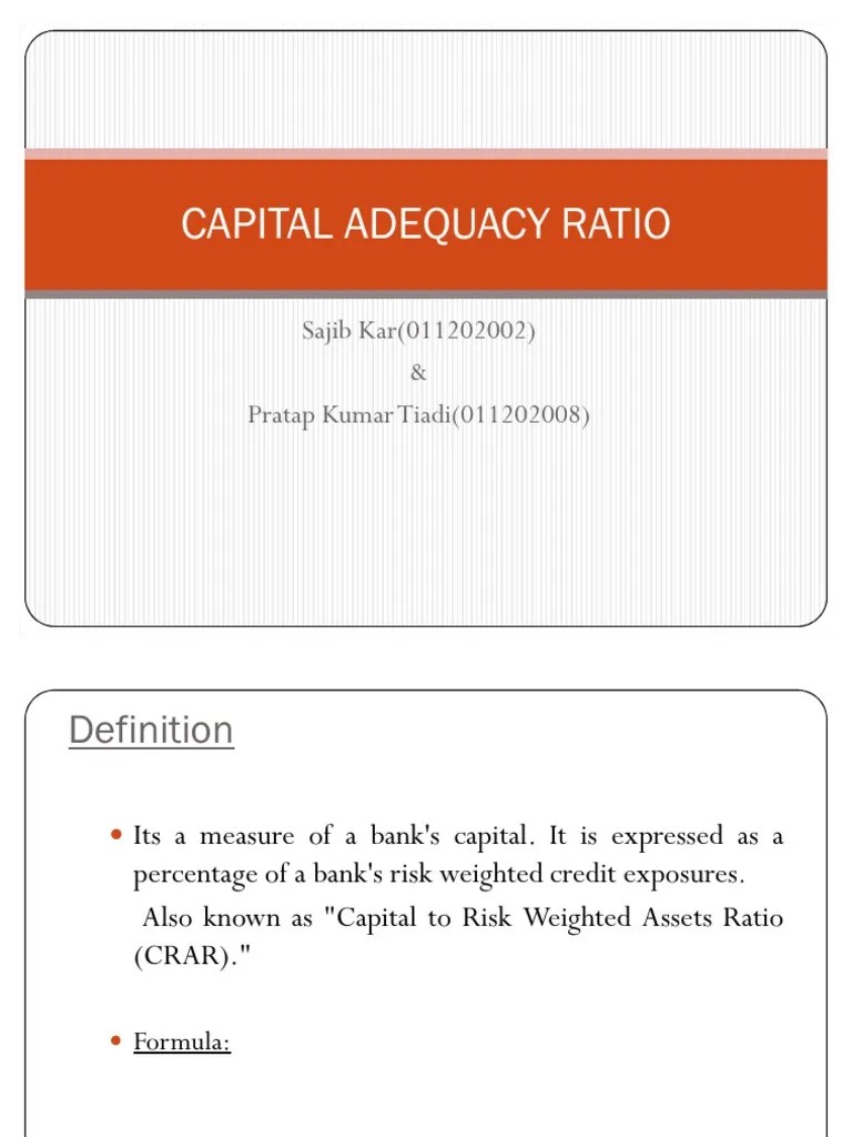 Capital Adequacy Ratio PDF
