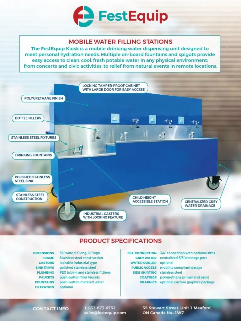 FestEquip Kiosk Specs PDF