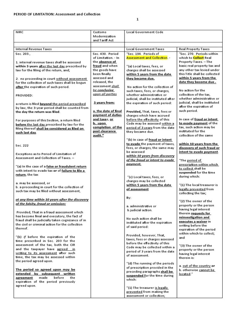 Statute Of Limitations New Zealand Tax at Kyle Shunk blog